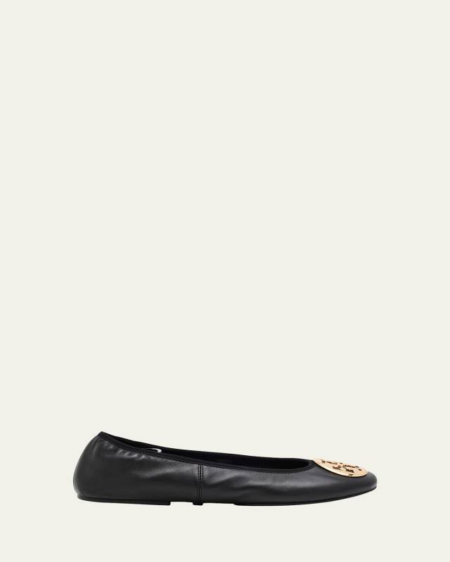 Reva Travel Leather Ballet Flats